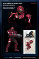 The red Recon armor in package.