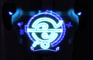 Cyan symbol that appears on a switch in Halo Reach.