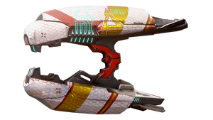 Render of the Scale of Soirapt Kewu R'shi'k-pattern plasma rifle.