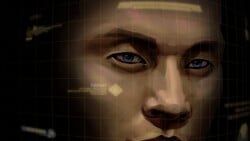 Picture of Jun from the inside of his helmet, released with the halo waypoint chronicle Halo: Battle for the Academy – Part 2