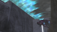 The sentinel wall's containment shield deactivates in Halo 2.