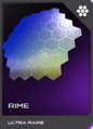 REQ card of the Rime visor.