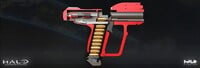 A render of the weapon's high-poly source asset, showing the internals and layout.