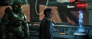 John-117 observes a conversation between Cortana and Jacob Keyes aboard the Pillar of Autumn.