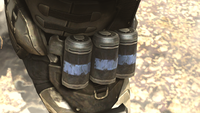Smoke grenades on an ODST's utility belt in Halo 3: ODST.