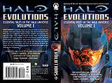Full jacket artwork for Halo: Evolutions Volume I.