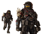 UI asset from Halo: Campaign Evolved of a Mark V armor skin.