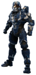 HAZOP armor in Halo 4 with no skin.