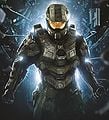 Early promotional art of John-117 in Halo 4.
