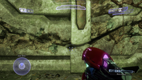 First-person view of the Brute plasma rifle in Halo 2: Anniversary multiplayer.