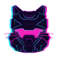 The Cybercat emblem.