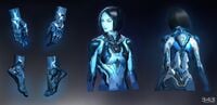 More concept art similar to her Halo 5: Guardians appearance.