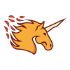 Icon for the Unicorn of Fire emblem.