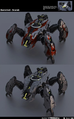 Concept art for the Banished Scarab for Halo Wars 2.