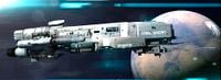 An early concept revision of the science-exploration ship UNSC Carl Sagan.