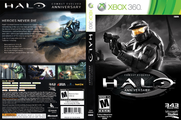 Full jacket cover art for Halo: Combat Evolved Anniversary.