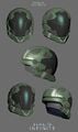 Renders of a pilot helmet for Halo Infinite.