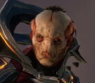 Close-up of the Ur-Didact's face.