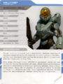 Kelly's dossier from the special edition of Halo 5: Guardians.