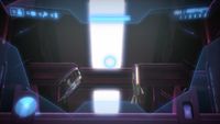 Mark IV EVA variant HUD also seen in the Halo Legends episode The Package.