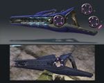 Concept art of the beam rifle in Halo 2: Anniversary.