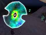 The Kig-Yar point defense gauntlet in the PC version of Halo: Combat Evolved.