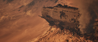 The bow of the crashed Pillar of Autumn.