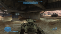HUD of the M808C Scorpion in Halo: Reach.