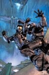 Issue 5 of Halo: Blood Line Cover art. Two Spartans are fighting one another off an edge.