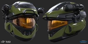 Halo 5 MP helmet render.