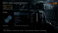 Halo 3: ODST Firefight settings menu in 2020.