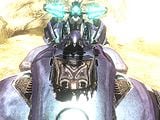 A player successfully commandeering a Wraith in Halo 3: ODST.