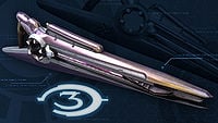 A render of the particle beam rifle in Halo 3.