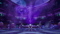A hologram of the ship.