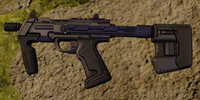 M7 with extended stock in Halo 2: Anniversary campaign.