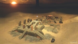 Halo 3 press kit image of Sandbox from Mythic Map Pack.