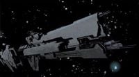 The UNSC Cascadia in 2556 in Halo: Escalation.