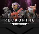 Shop banner for the Season 05: Reckoning Battle Pass.