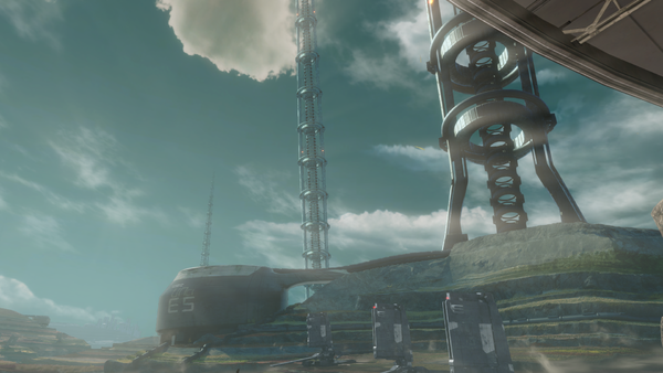 Harvest space elevators - Halopedia, the Halo wiki