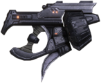 An in-game left profile view of the Brute Mauler in Halo 3.