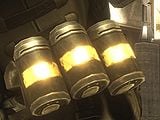 Flashbang Grenades on an ODST's combat utility belt.