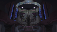 A monument to the Prophet of Truth in Halo 2.