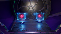 Covenant overshield modules on board a R'sisho-pattern Tick in Halo: Campaign Evolved.