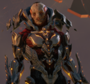 Detail of the Ur-Didact's most recent armor.
