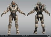 Front and back render of Technician armor.