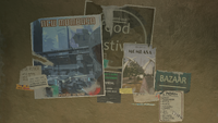 Posters promoting Mombasa, including one specifically depicting Tayari Plaza.