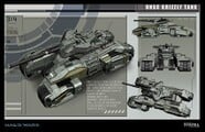 Early model for the M850 Grizzly for Halo Wars.