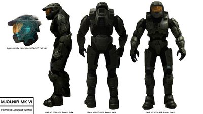 MJOLNIR Powered Assault Armor/Mark VI - Armor - Halopedia, the Halo wiki