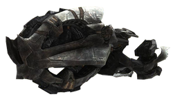 A cutout of a Barukaza Workshop Chopper.