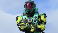 Front view of an Oberon-clad Spartan-IV.